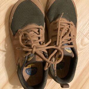 LEMS Unisex Athletic Shoes - Brown and Black